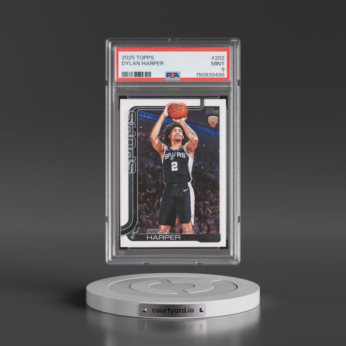 2025 Topps #202 Dylan Harper (PSA 9 MINT)