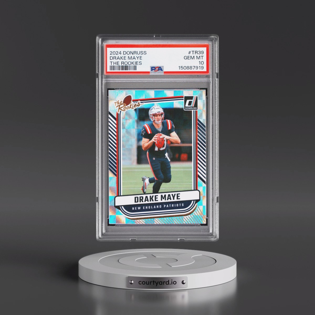 2024 Panini Donruss the Rookies #TR39 Drake Maye (PSA 10 GEM MINT)