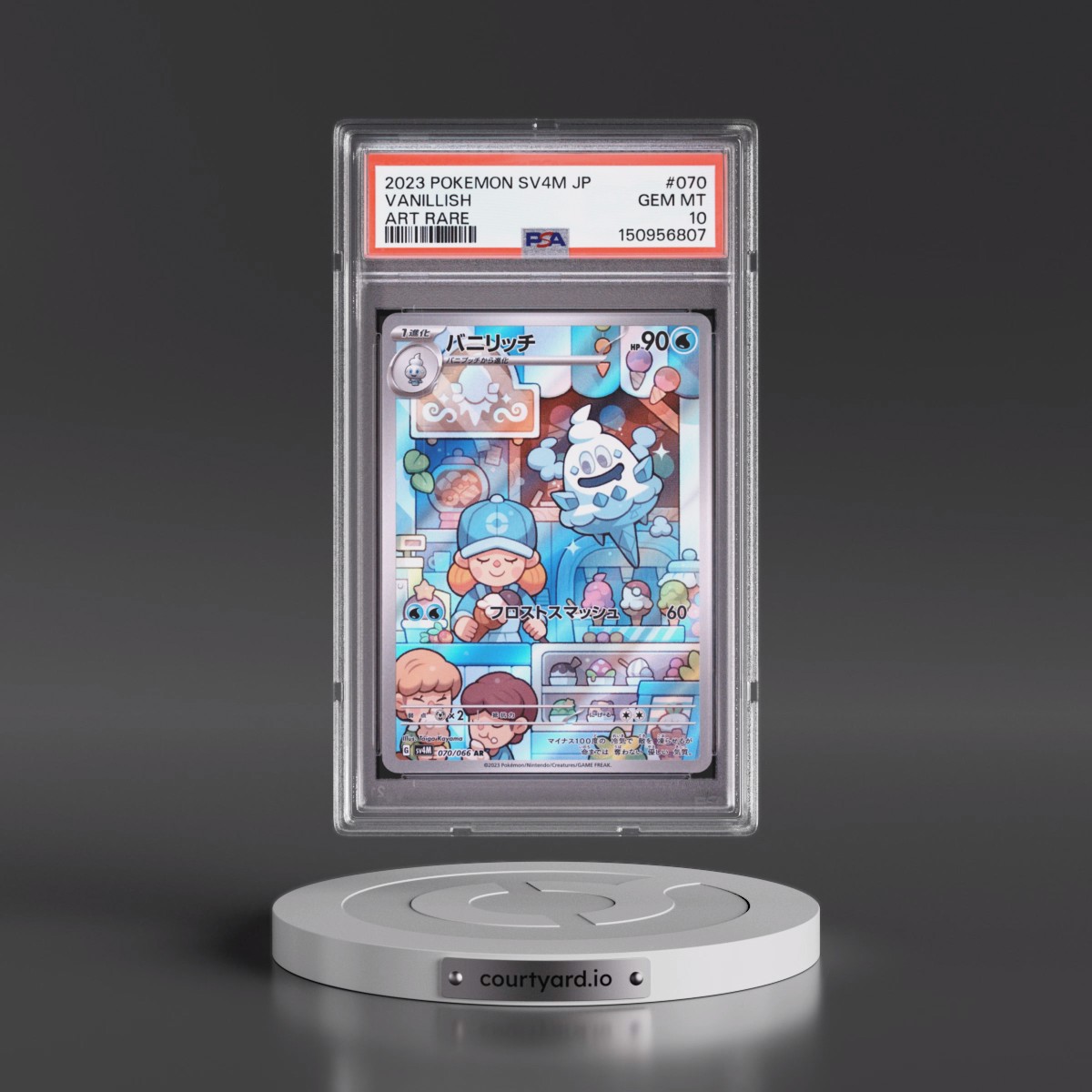 2023 Pokémon Sv4m-Future Flash #070 Vanillish - Art Rare (PSA 10 GEM MINT)