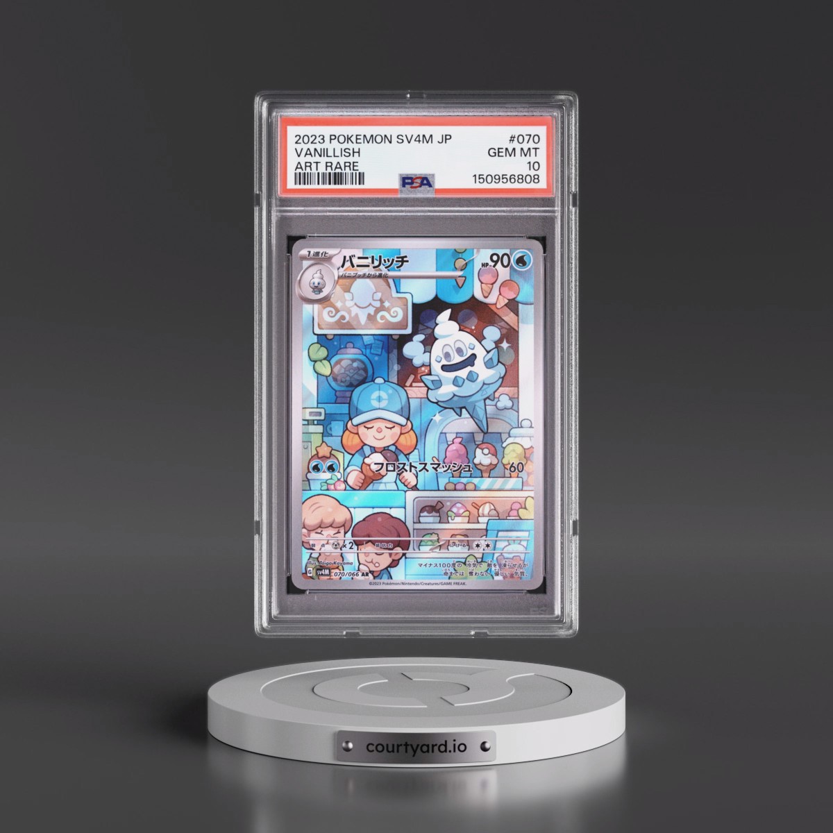 2023 Pokémon Sv4m-Future Flash #070 Vanillish - Art Rare (PSA 10 GEM MINT)