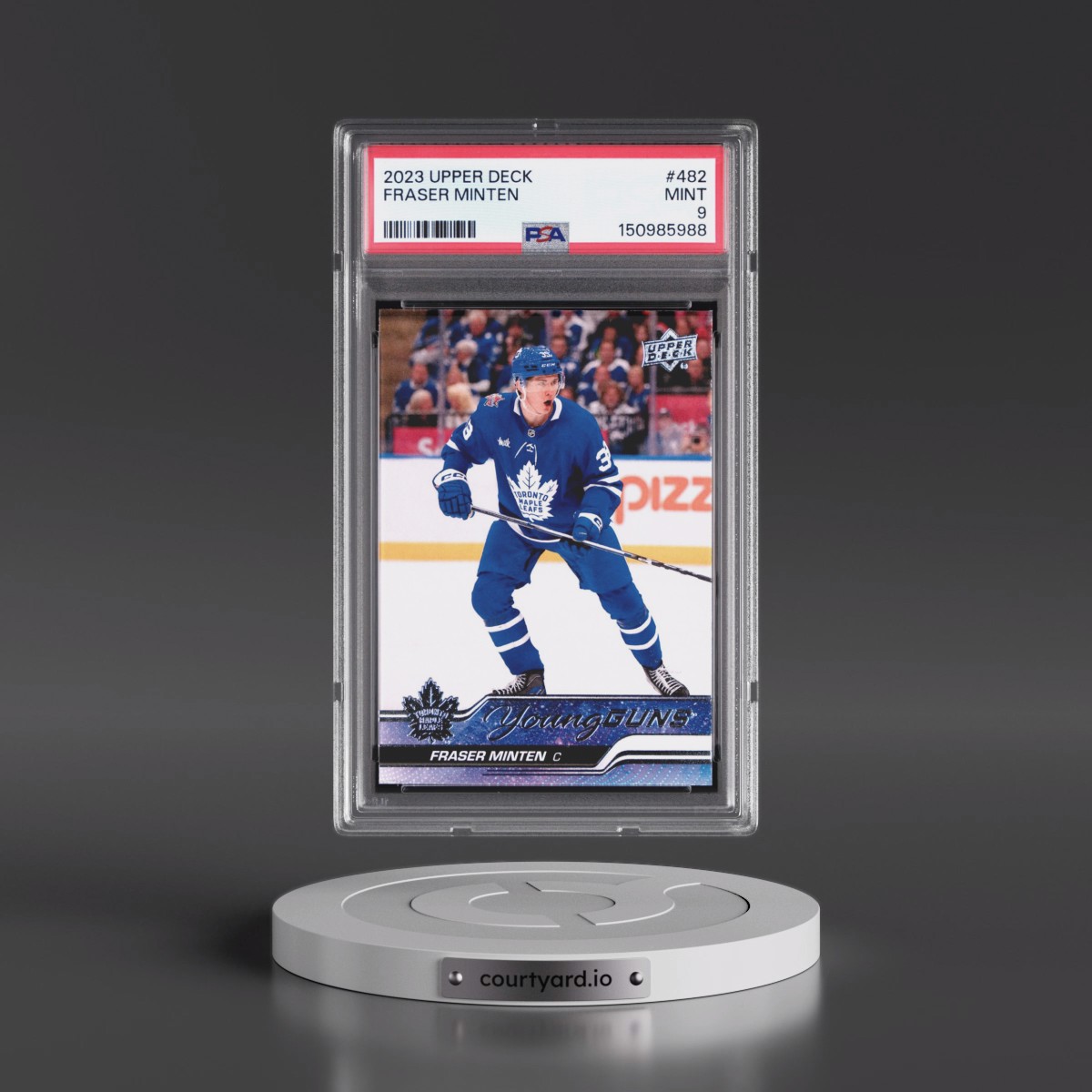 2023 Upper Deck #482 Fraser Minten (PSA 9 MINT)