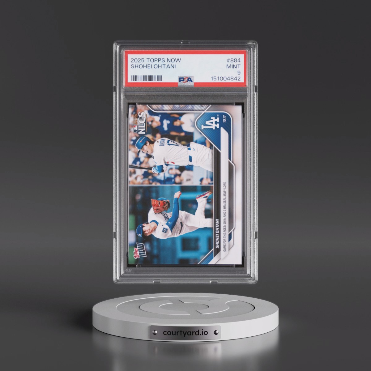 2025 Topps Now #884 Shohei Ohtani (PSA 9 MINT)