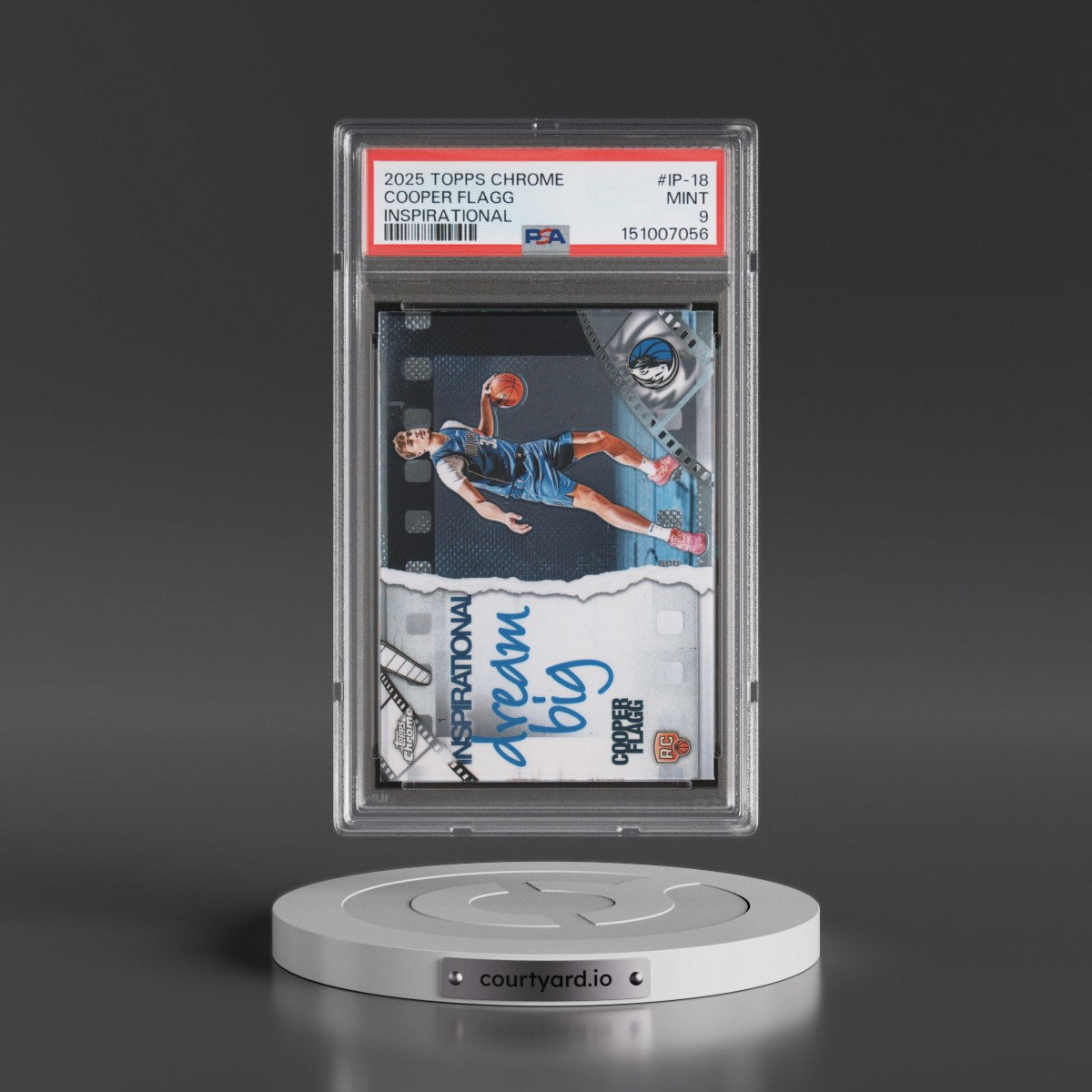 2025 Topps Chrome Inspirational #IP-18 Cooper Flagg (PSA 9 MINT)