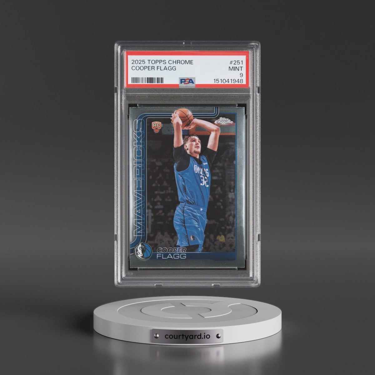 2025 Topps Chrome #251 Cooper Flagg (PSA 9 MINT)