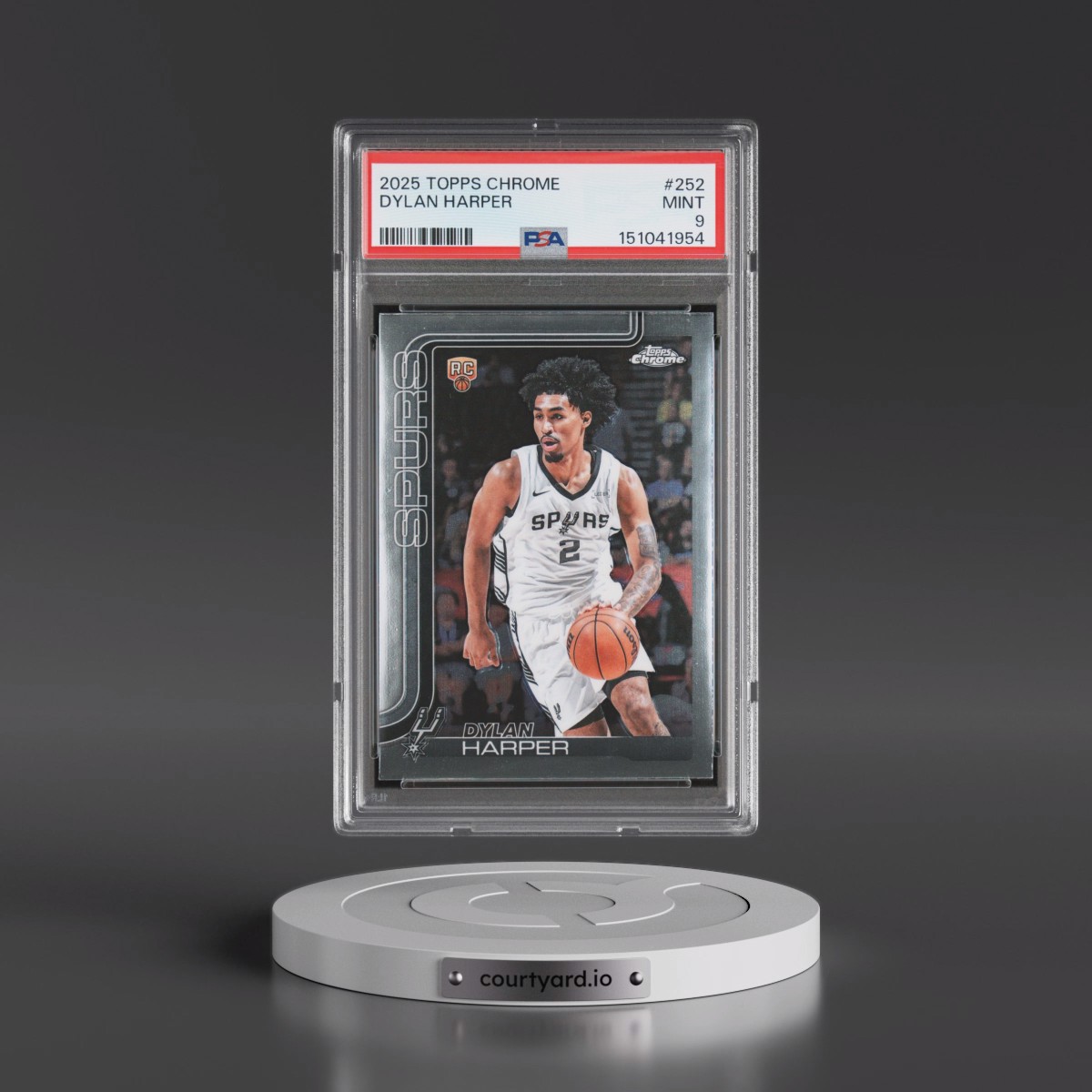 2025 Topps Chrome #252 Dylan Harper (PSA 9 MINT)