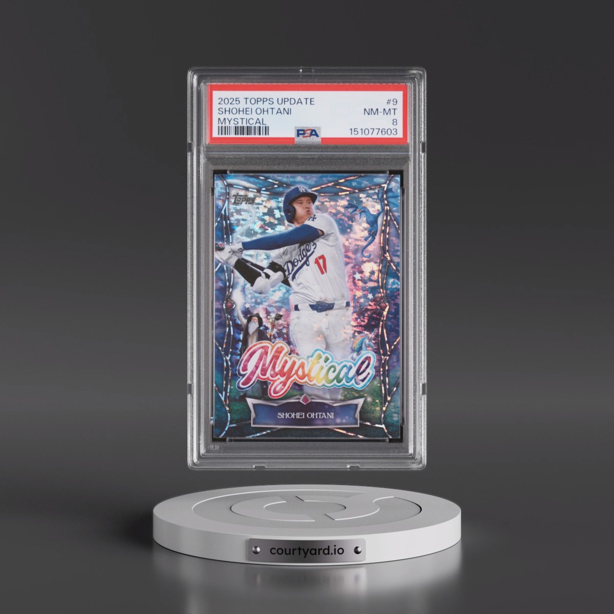 2025 Topps Update Mystical #9 Shohei Ohtani (PSA 8 NM-MT)