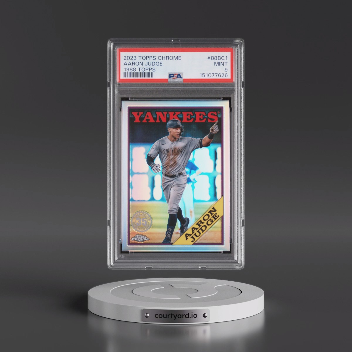 2023 Topps Chrome 1988 Topps Baseball #88BC1 Aaron Judge (PSA 9 MINT)