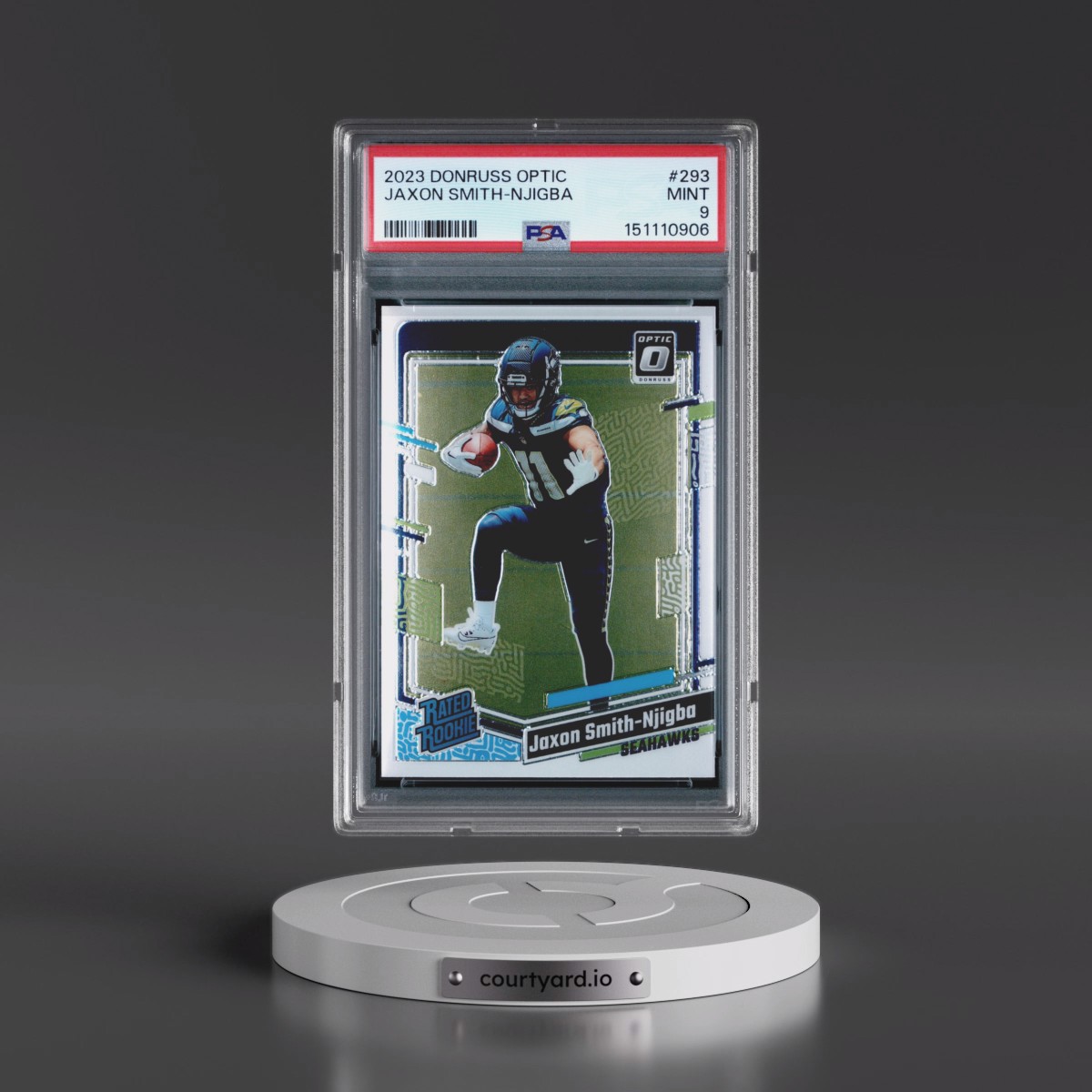 2023 Panini Donruss Optic #293 Jaxon Smith-Njigba (PSA 9 MINT)