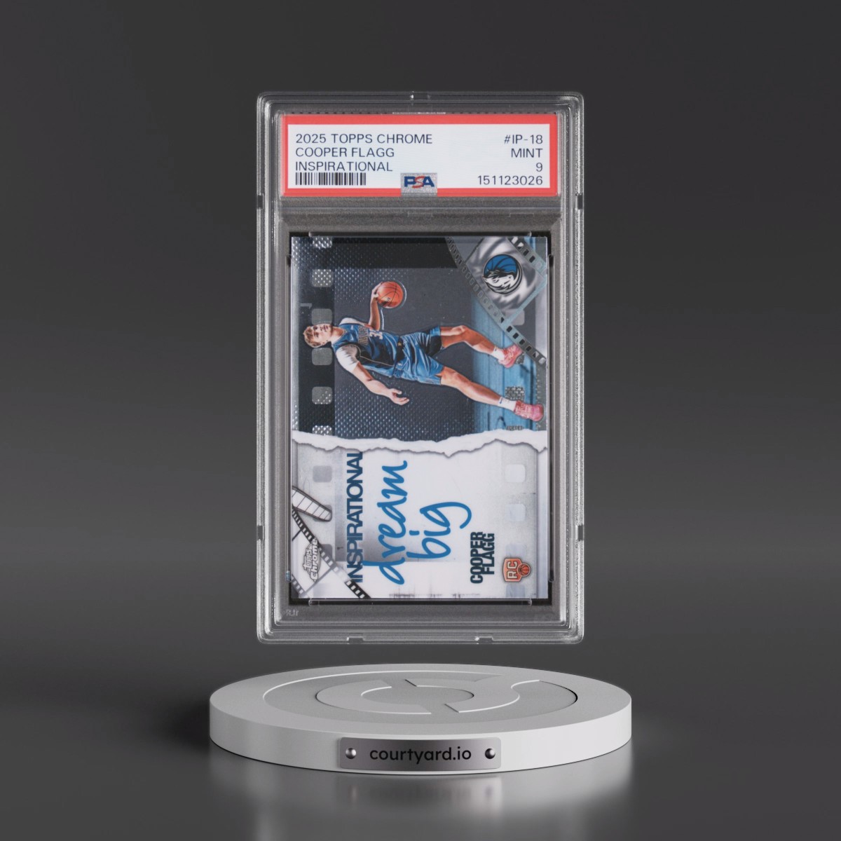 2025 Topps Chrome Inspirational #IP-18 Cooper Flagg (PSA 9 MINT)