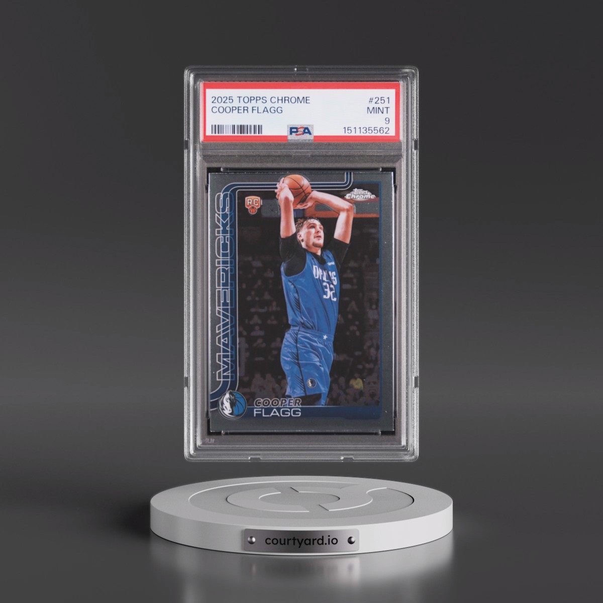 2025 Topps Chrome #251 Cooper Flagg (PSA 9 MINT)