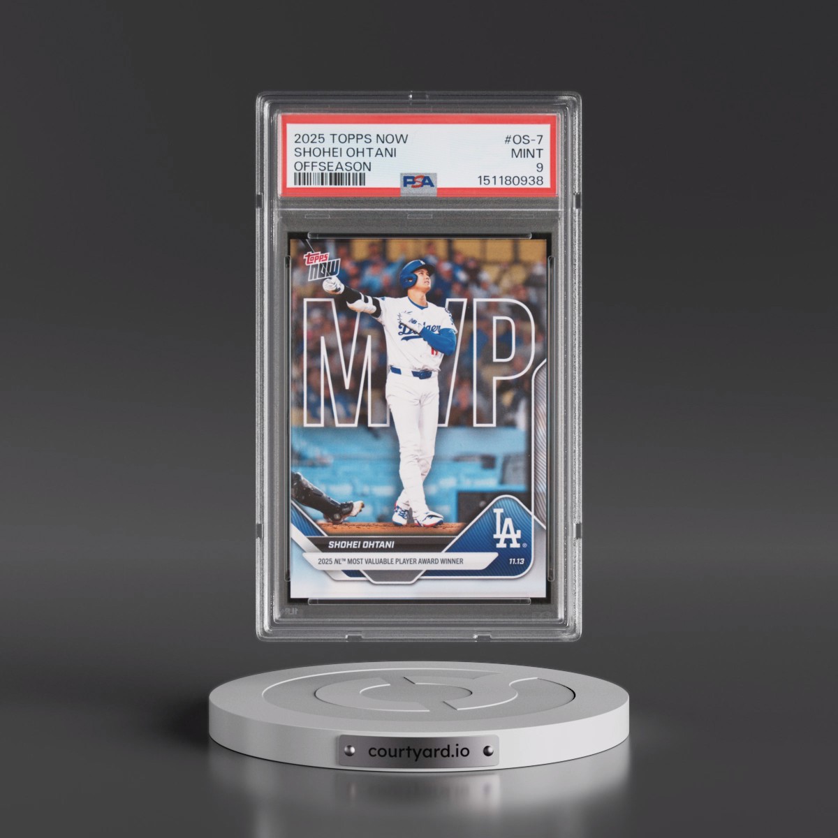 2025 Topps Now Offseason #OS-7 Shohei Ohtani (PSA 9 MINT)