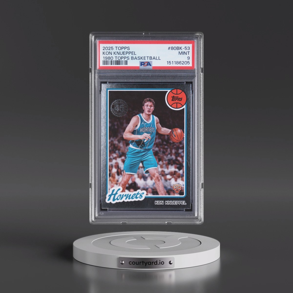 2025 Topps 1980-81 Topps Basketball #80BK-53 Kon Knueppel (PSA 9 MINT)