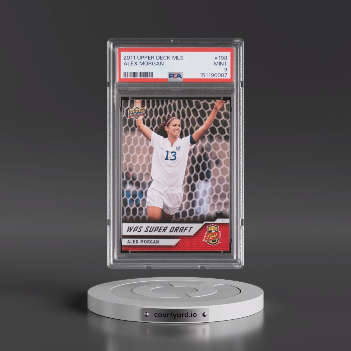 2011 Upper Deck MLS #198 Alex Morgan (PSA 9 MINT)