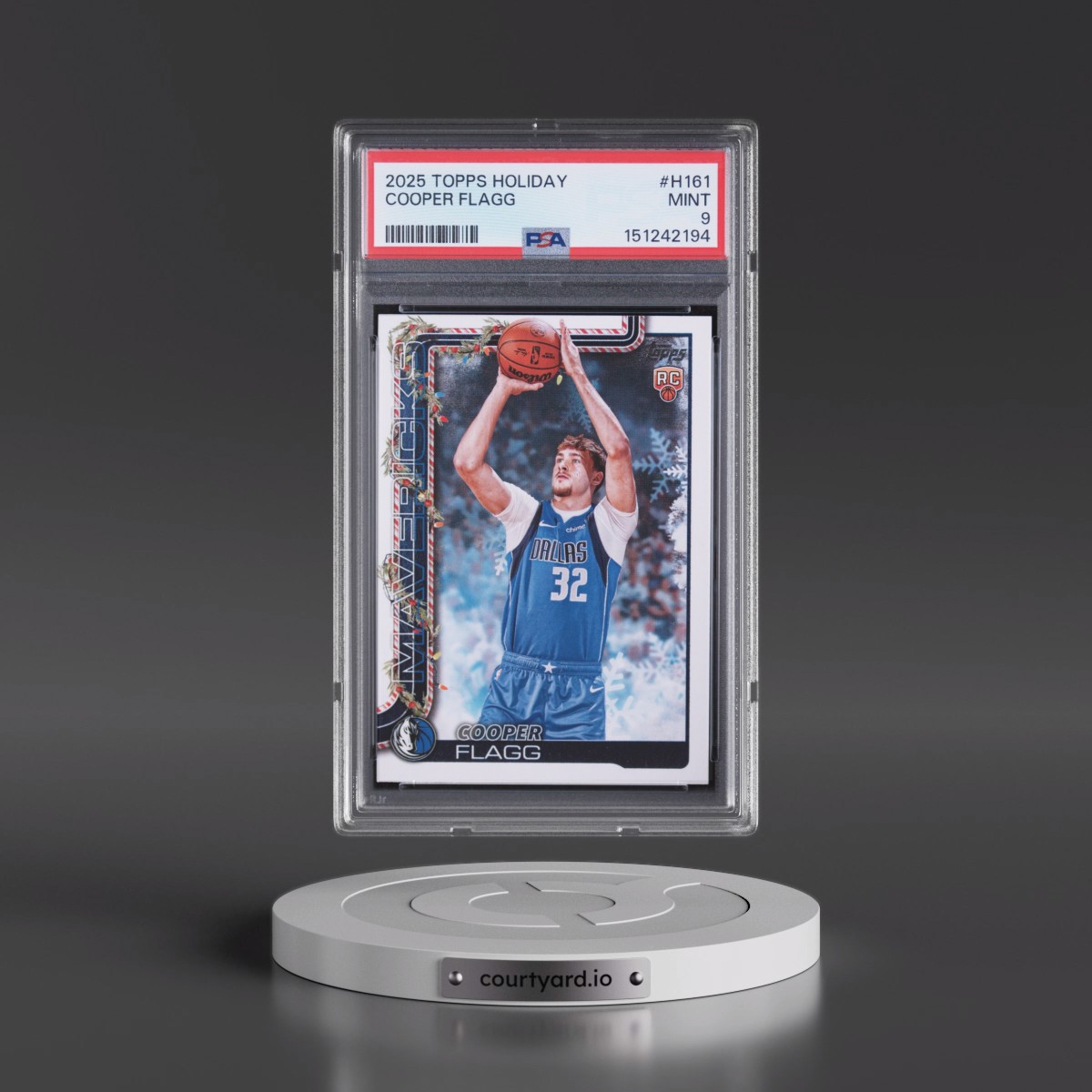 2025 Topps Holiday #H161 Cooper Flagg (PSA 9 MINT)