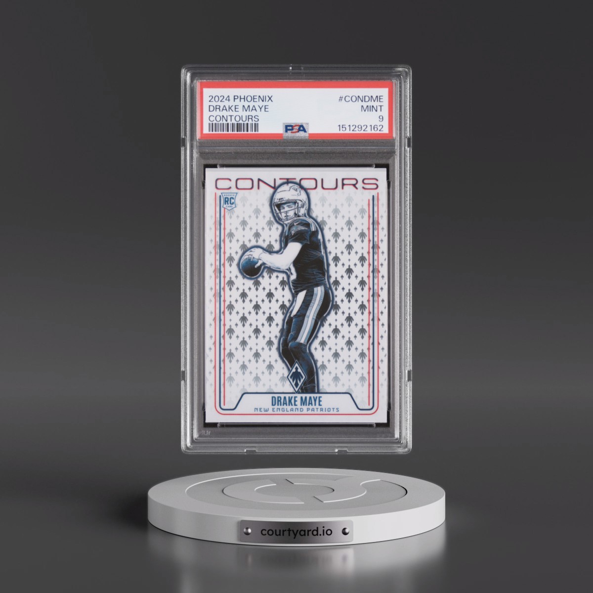 2024 Panini Phoenix Contours #CONDME Drake Maye (PSA 9 MINT)