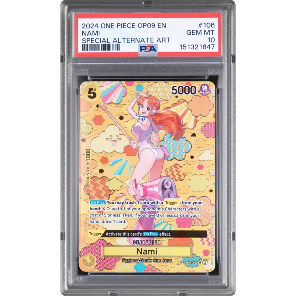 Nami card artwork