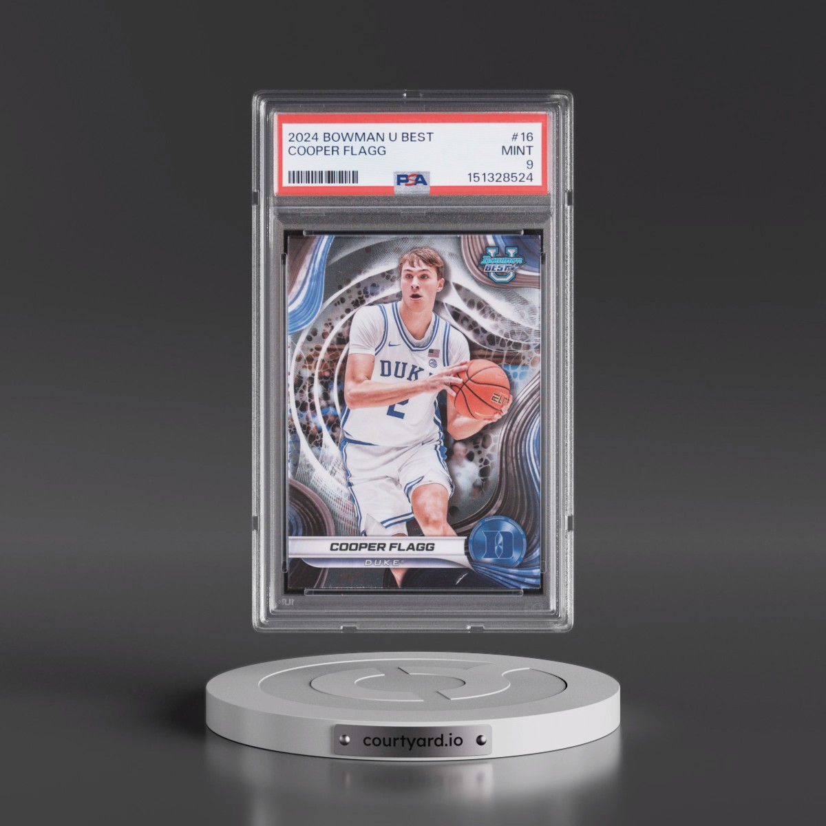 2024 Bowman University Best #16 Cooper Flagg (PSA 9 MINT)