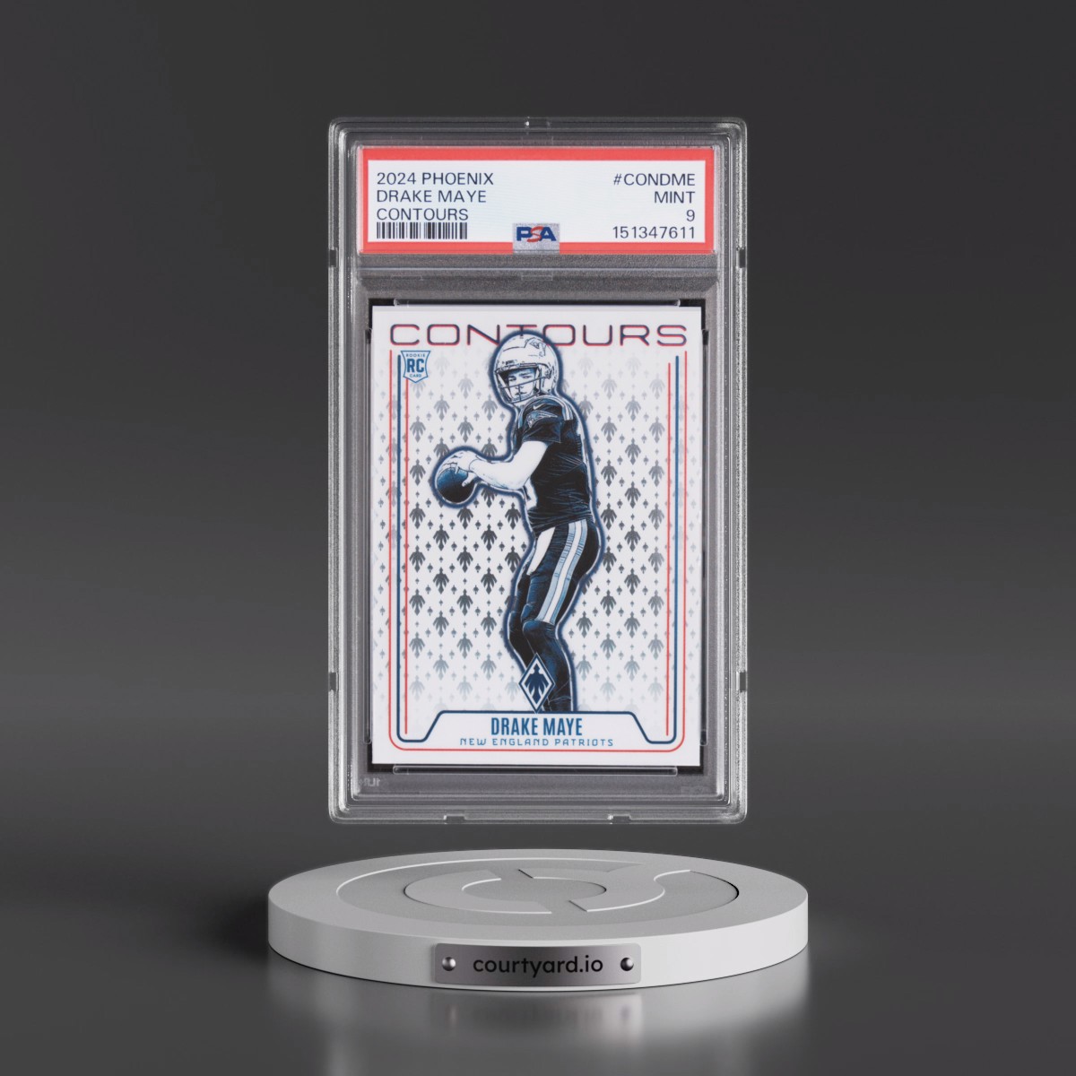 2024 Panini Phoenix Contours #CONDME Drake Maye (PSA 9 MINT)
