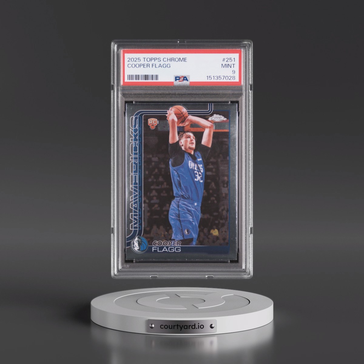 2025 Topps Chrome #251 Cooper Flagg (PSA 9 MINT)