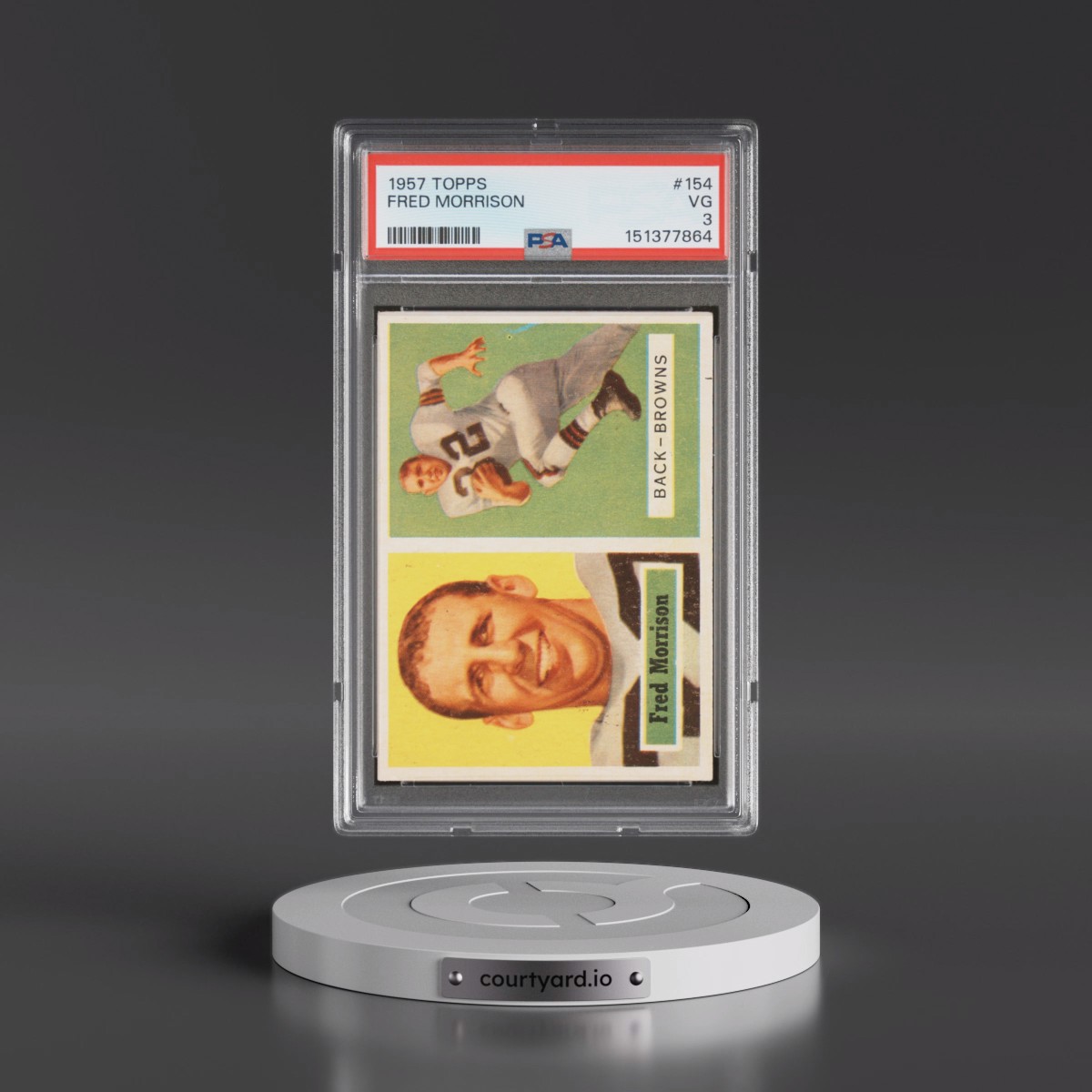 1957 Topps #154 Fred Morrison (PSA 3 VG)