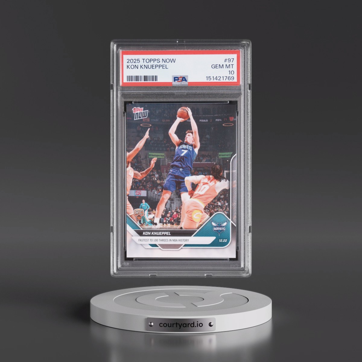 2025 Topps Now #97 Kon Knueppel (PSA 10 GEM MINT)