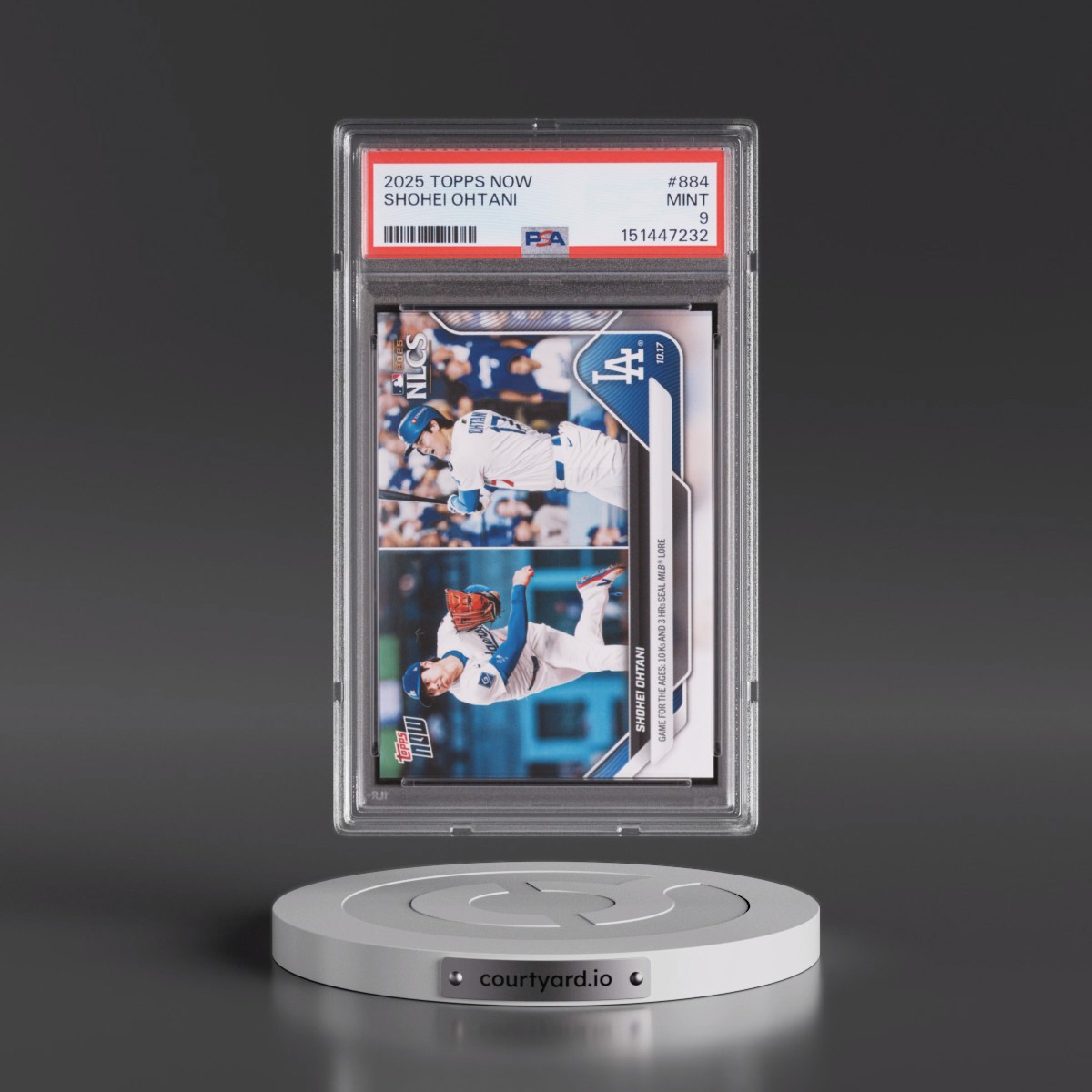 2025 Topps Now #884 Shohei Ohtani (PSA 9 MINT)