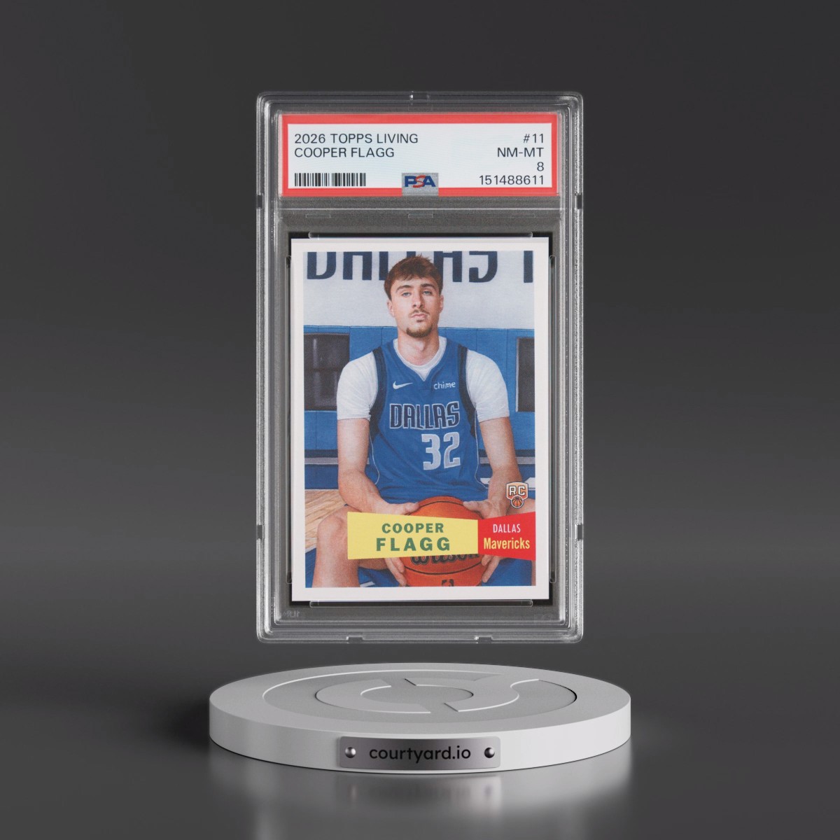 2026 Topps Living #11 Cooper Flagg (PSA 8 NM-MT)