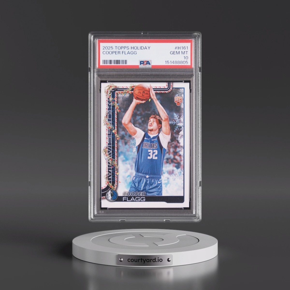 2025 Topps Holiday #H161 Cooper Flagg (PSA 10 GEM MINT)