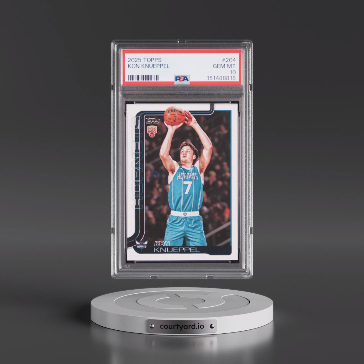 2025 Topps #204 Kon Knueppel (PSA 10 GEM MINT)
