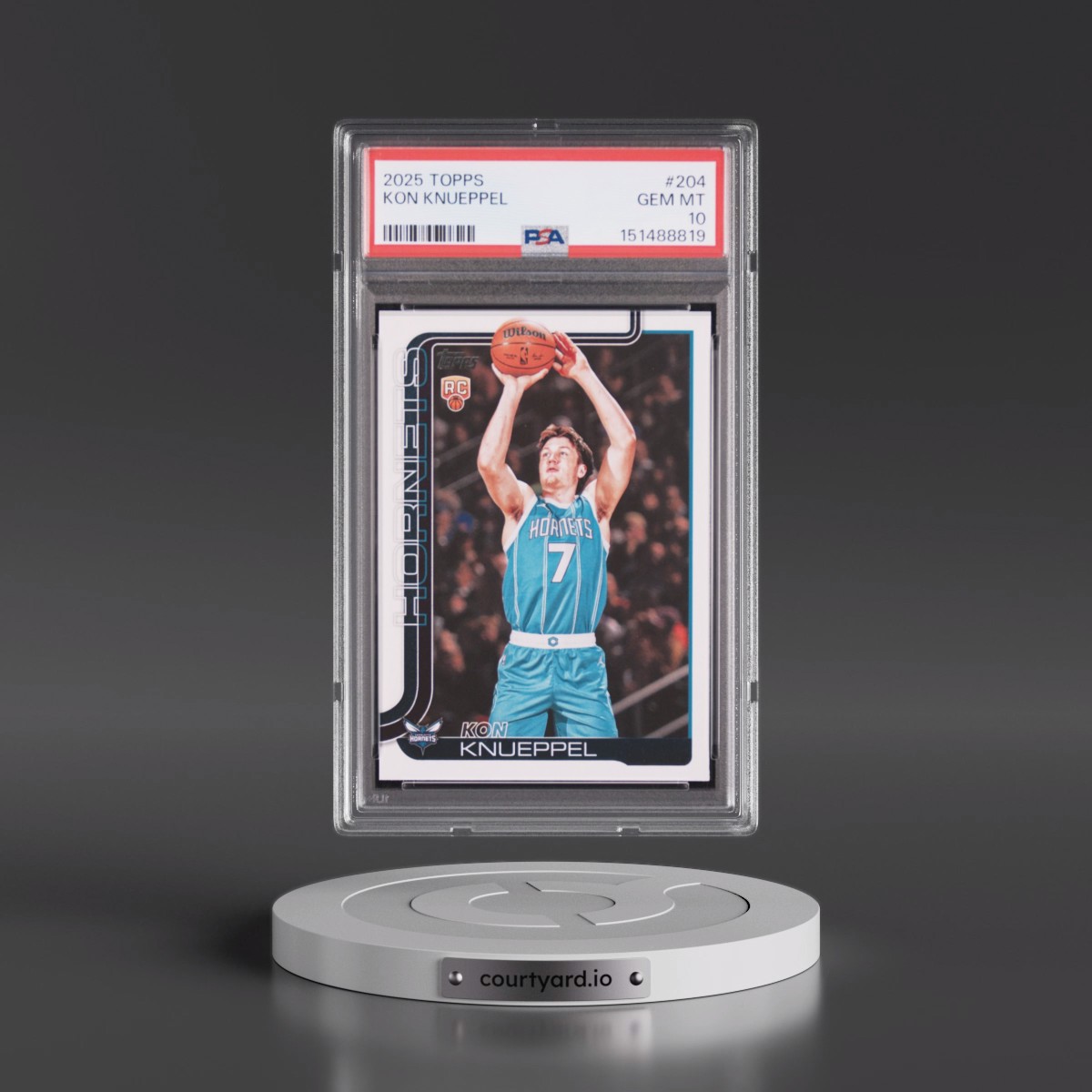 2025 Topps #204 Kon Knueppel (PSA 10 GEM MINT)
