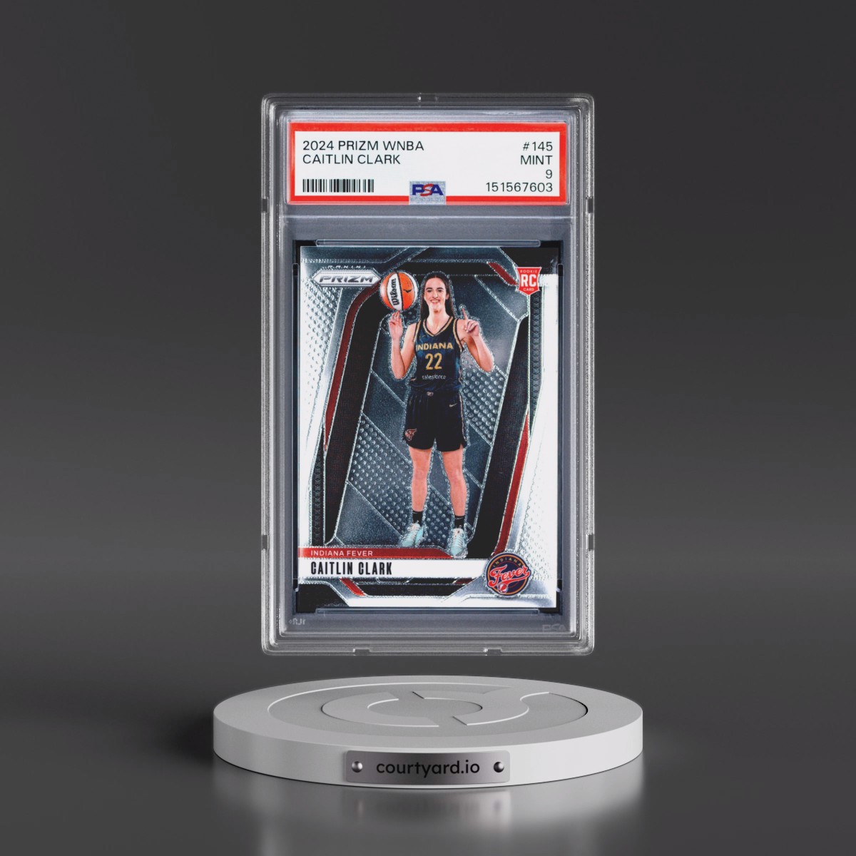 2024 Panini Prizm WNBA #145 Caitlin Clark (PSA 9 MINT)