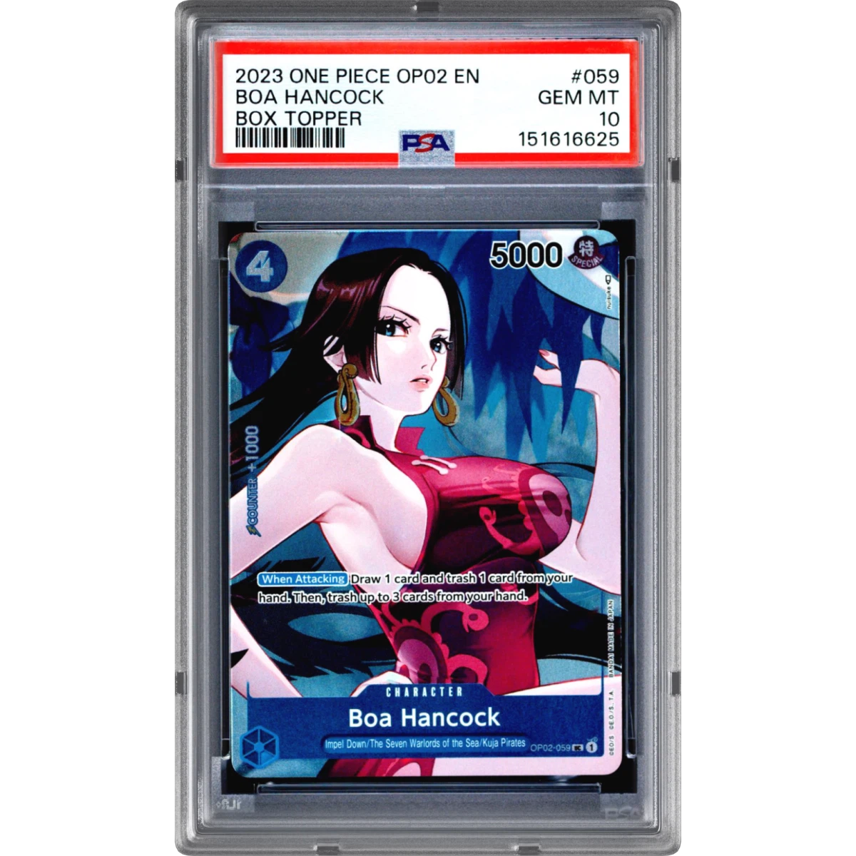 Boa Hancock card artwork