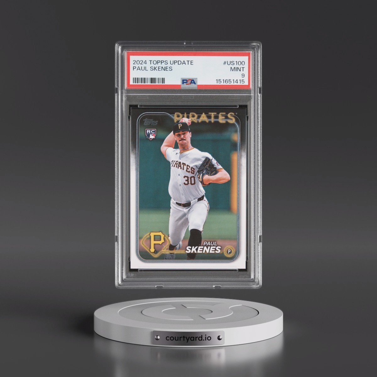 2024 Topps Update #US100 Paul Skenes (PSA 9 MINT)