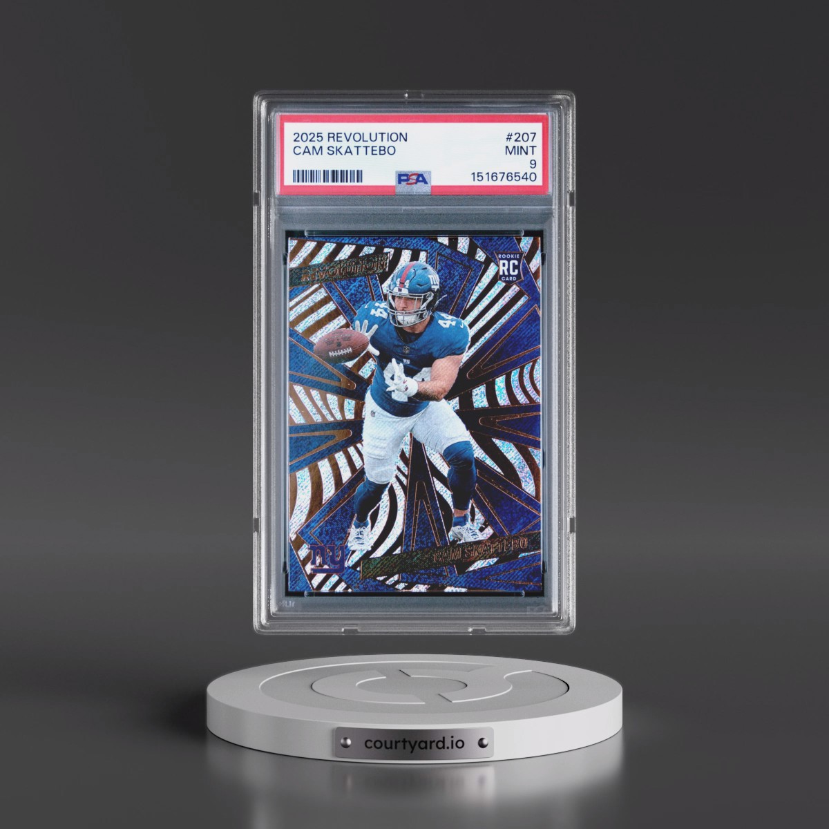 2025 Panini Revolution #207 Cam Skattebo (PSA 9 MINT)