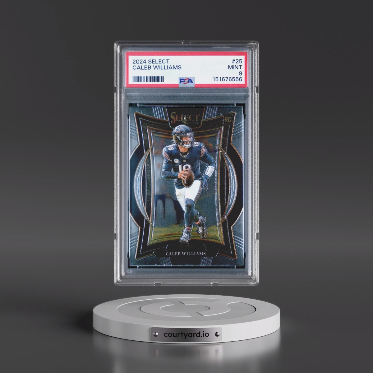 2024 Panini Select #25 Caleb Williams (PSA 9 MINT)