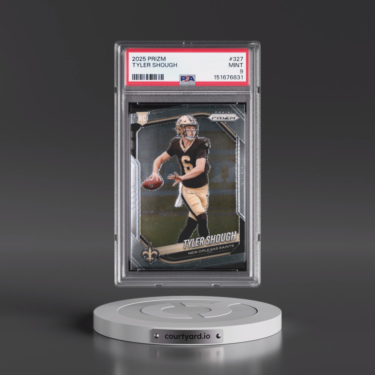 2025 Panini Prizm #327 Tyler Shough (PSA 9 MINT)