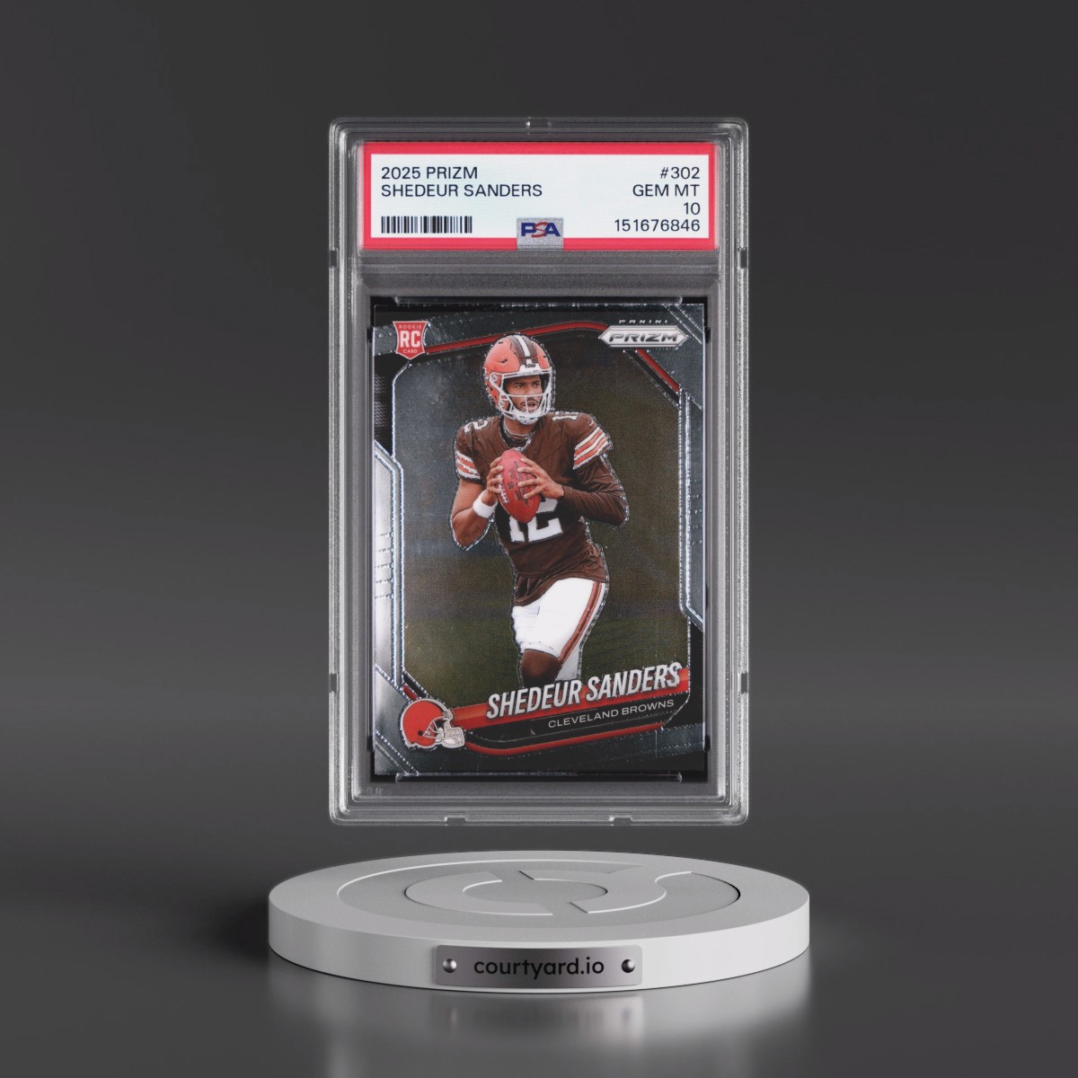 2025 Panini Prizm #302 Shedeur Sanders (PSA 10 GEM MINT)