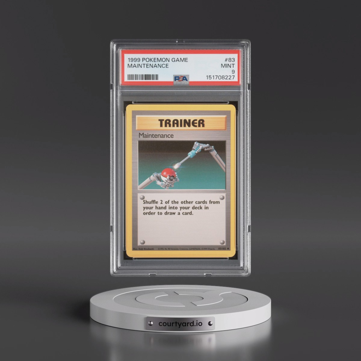 1999 Pokémon Game #83 Maintenance (PSA 9 MINT)