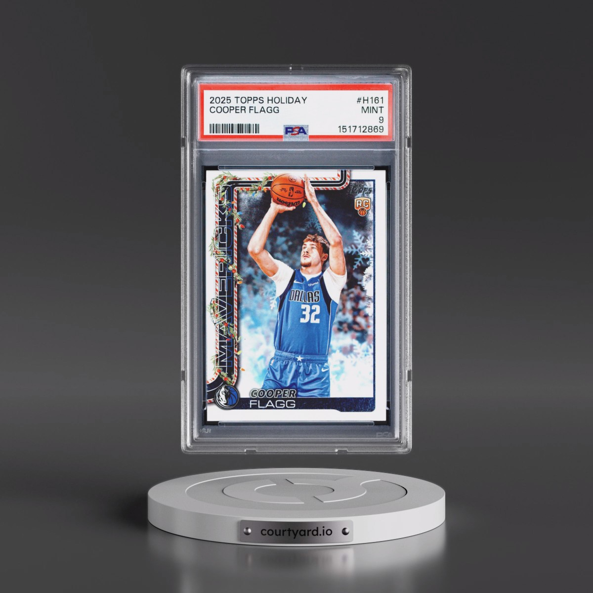 2025 Topps Holiday #H161 Cooper Flagg (PSA 9 MINT)