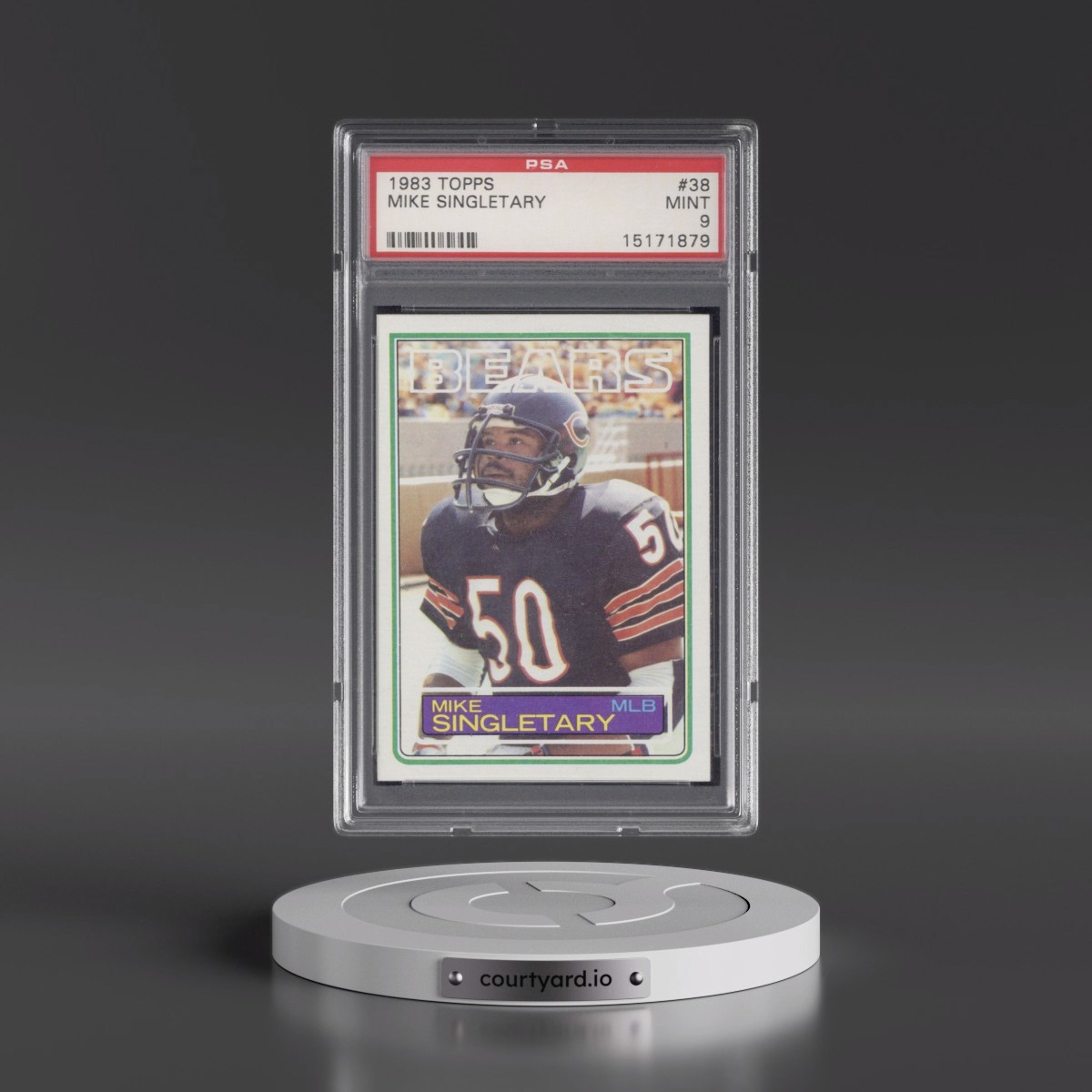 1983 Topps Mike Singletary #38 PSA 9