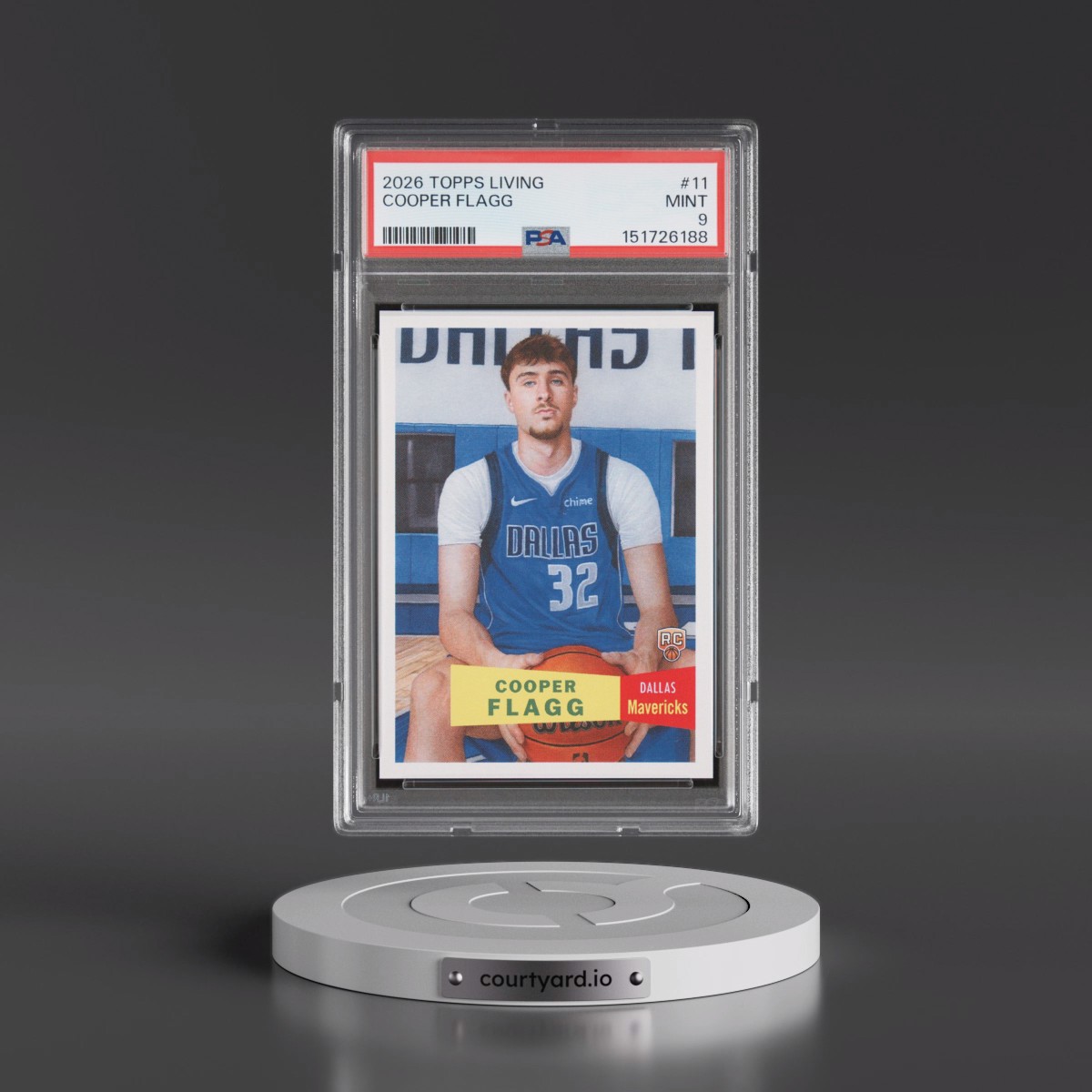 2026 Topps Living #11 Cooper Flagg (PSA 9 MINT)