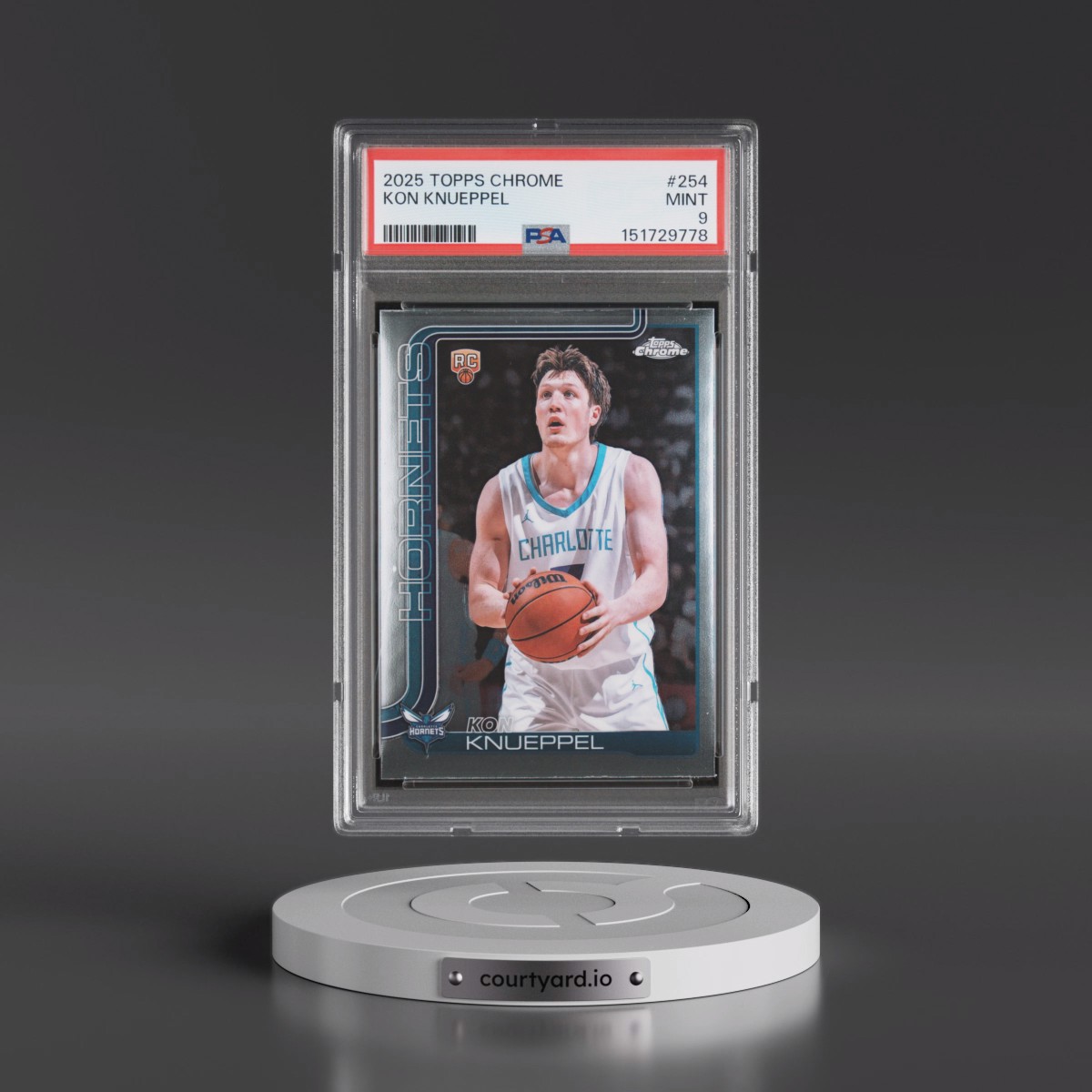 2025 Topps Chrome #254 Kon Knueppel (PSA 9 MINT)