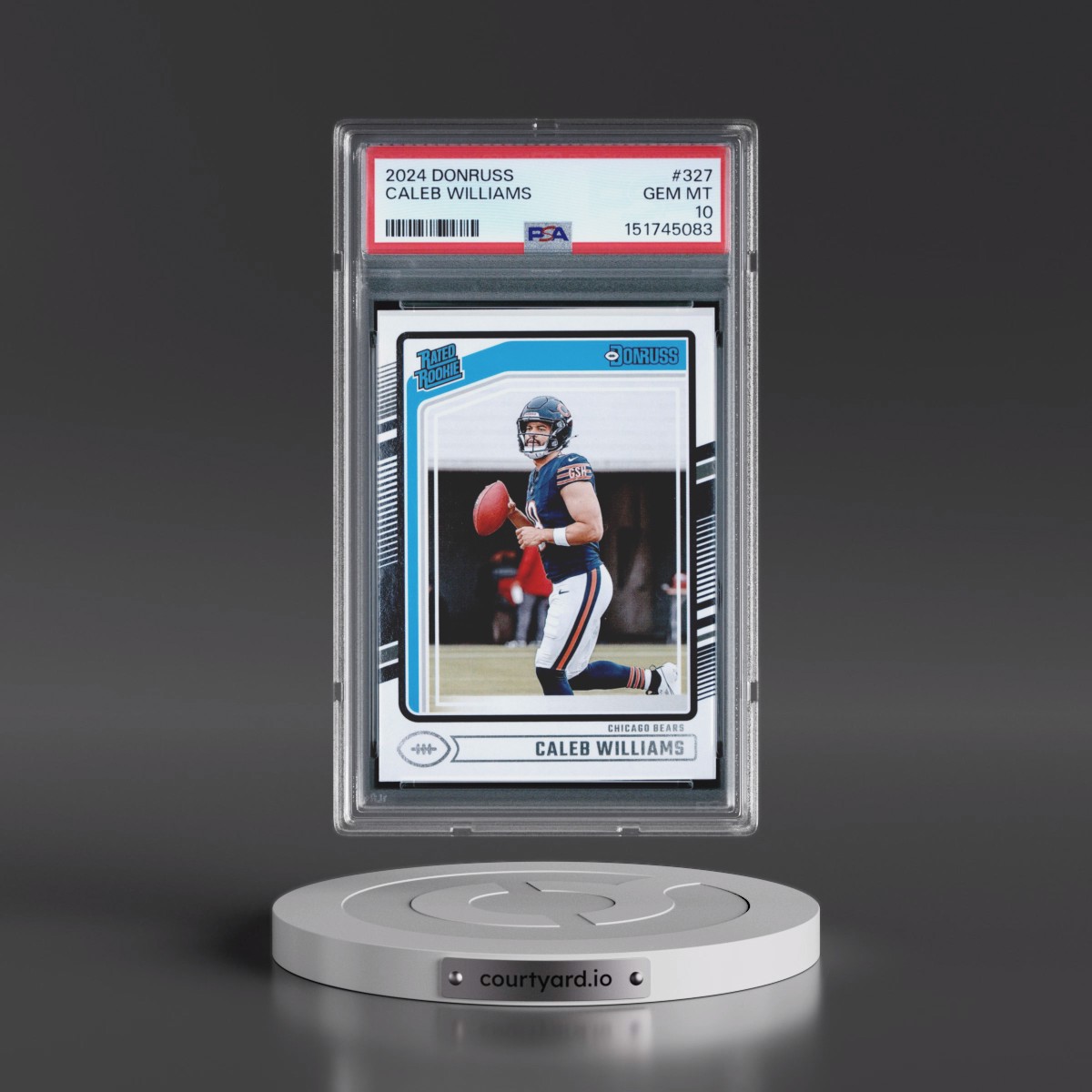 2024 Panini Donruss #327 Caleb Williams (PSA 10 GEM MINT)