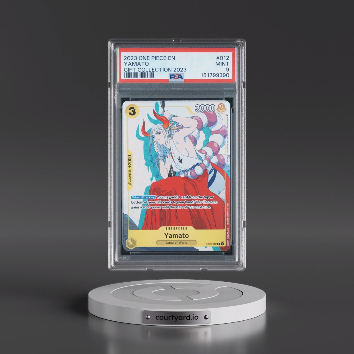 2023 One Piece Gift Collection 2023 #012 Yamato (PSA 9 MINT)