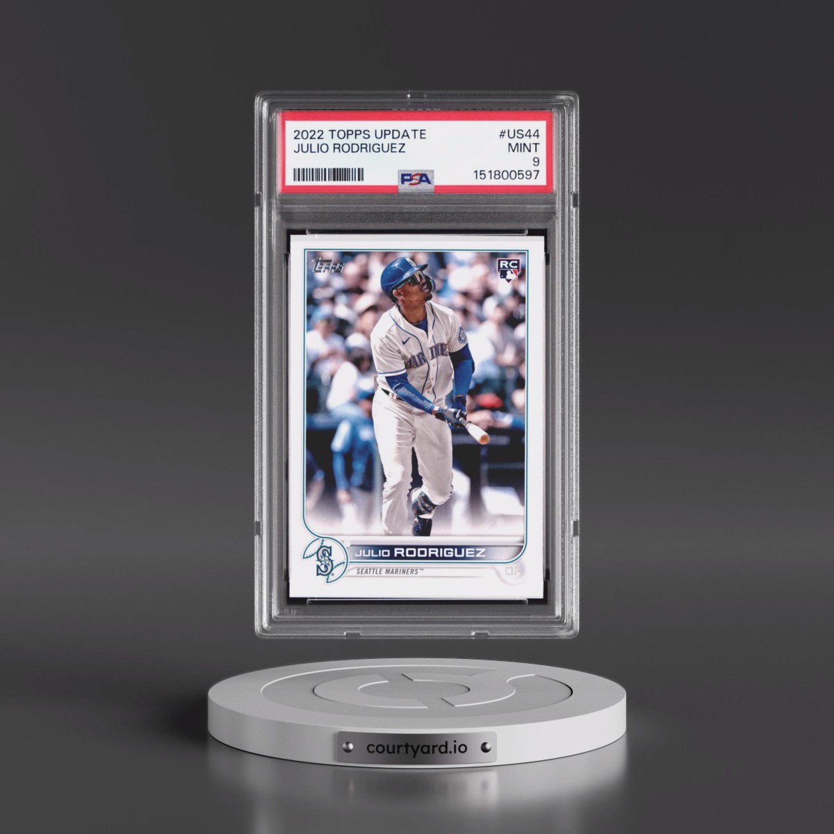 2022 Topps Update #US44 Julio Rodriguez (PSA 9 MINT)