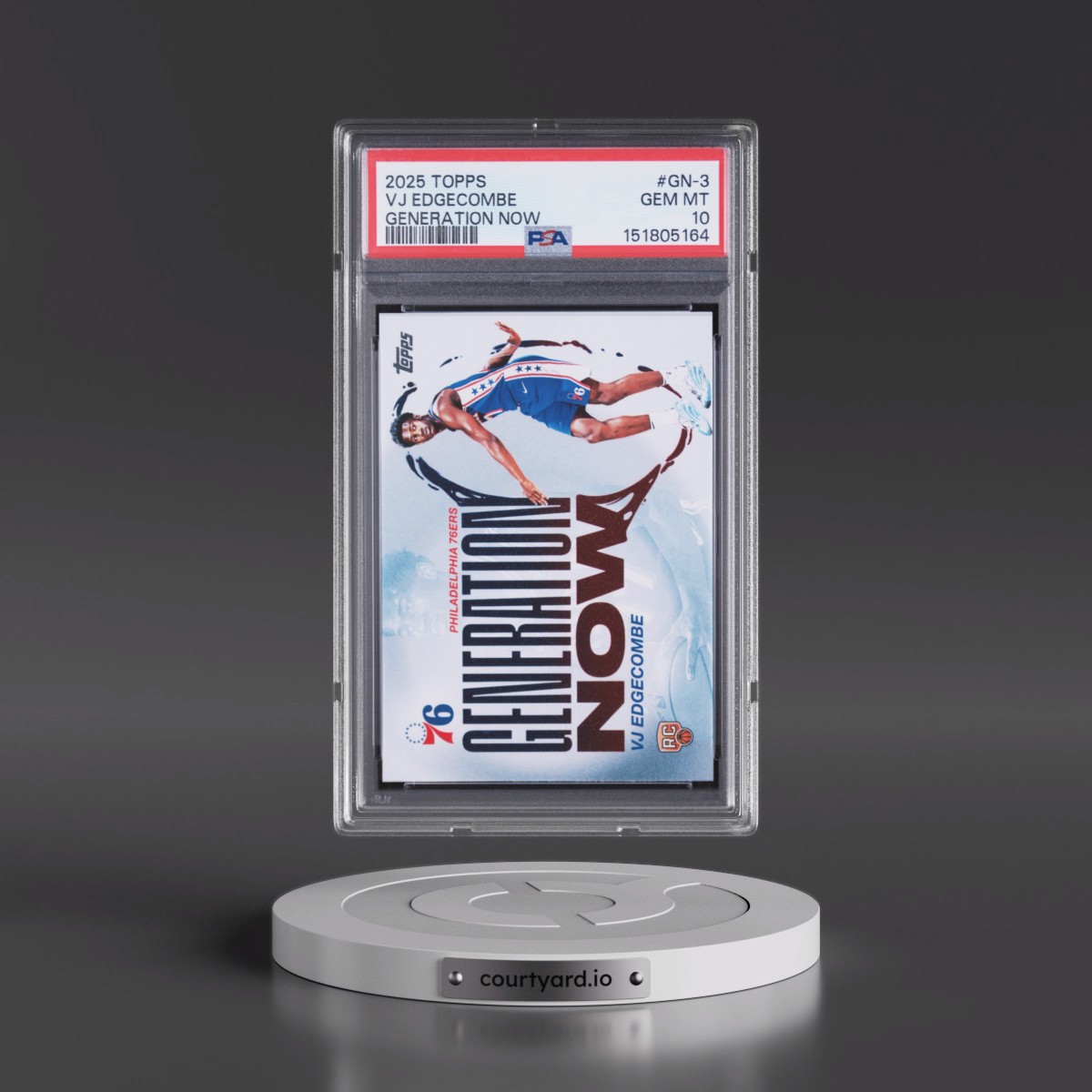 2025 Topps Generation Now #GN-3 VJ Edgecombe (PSA 10 GEM MINT)
