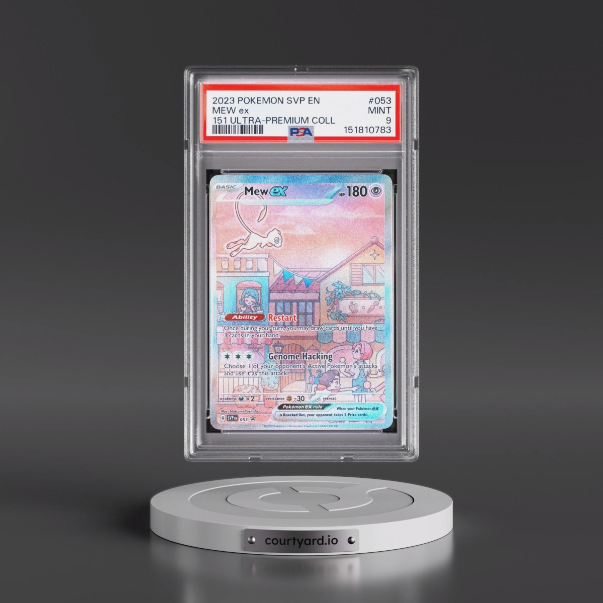2023 Pokémon Svp EN-SV Black Star Promo #053 Mew EX - Holo 151 Ultra-Premium Collection (PSA 9 MINT)