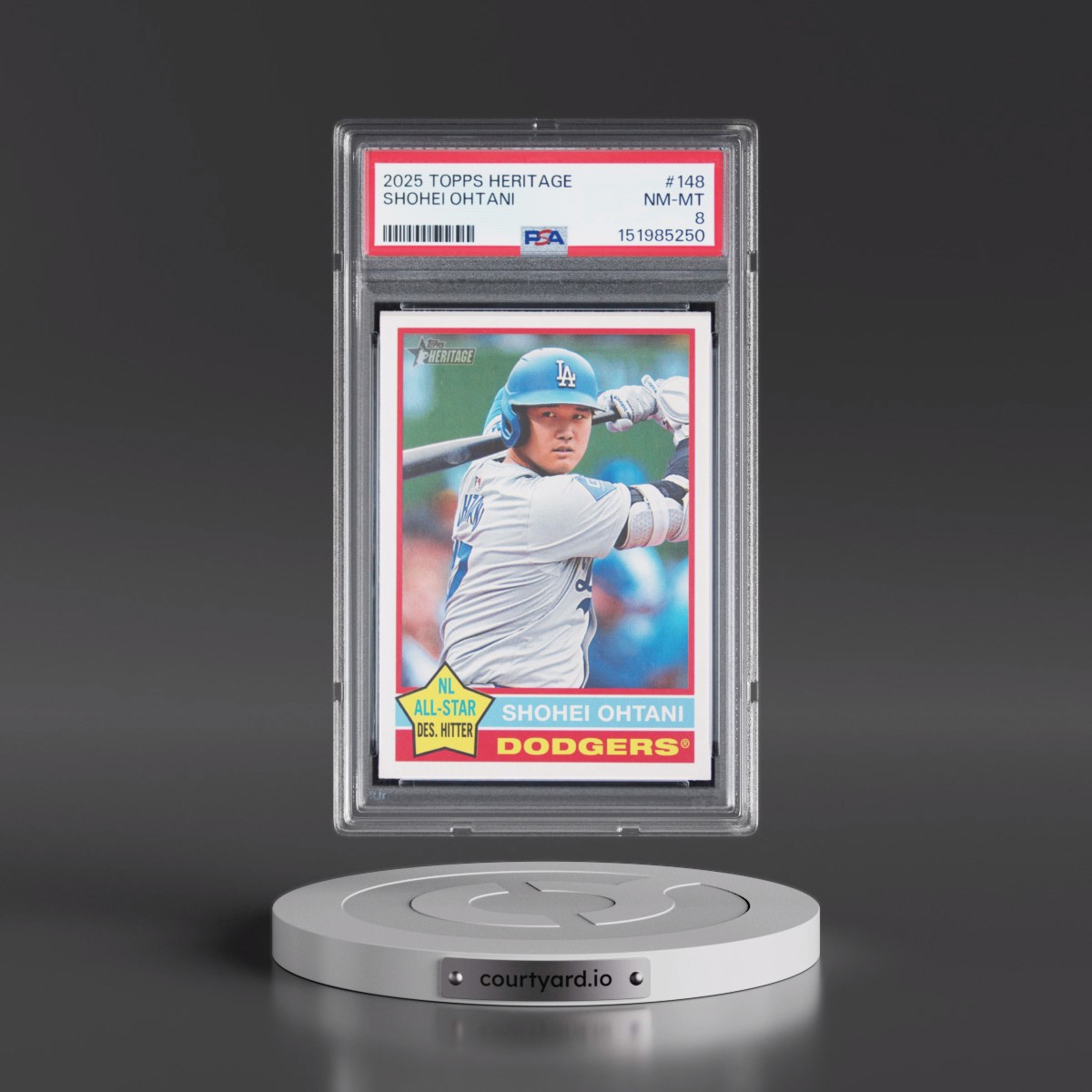 2025 Topps Heritage #148 Shohei Ohtani (PSA 8 NM-MT)