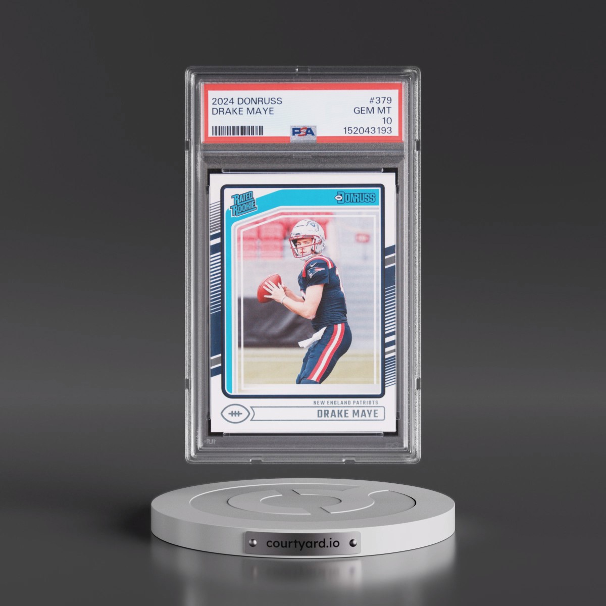 2024 Panini Donruss Drake Maye #379 PSA 10