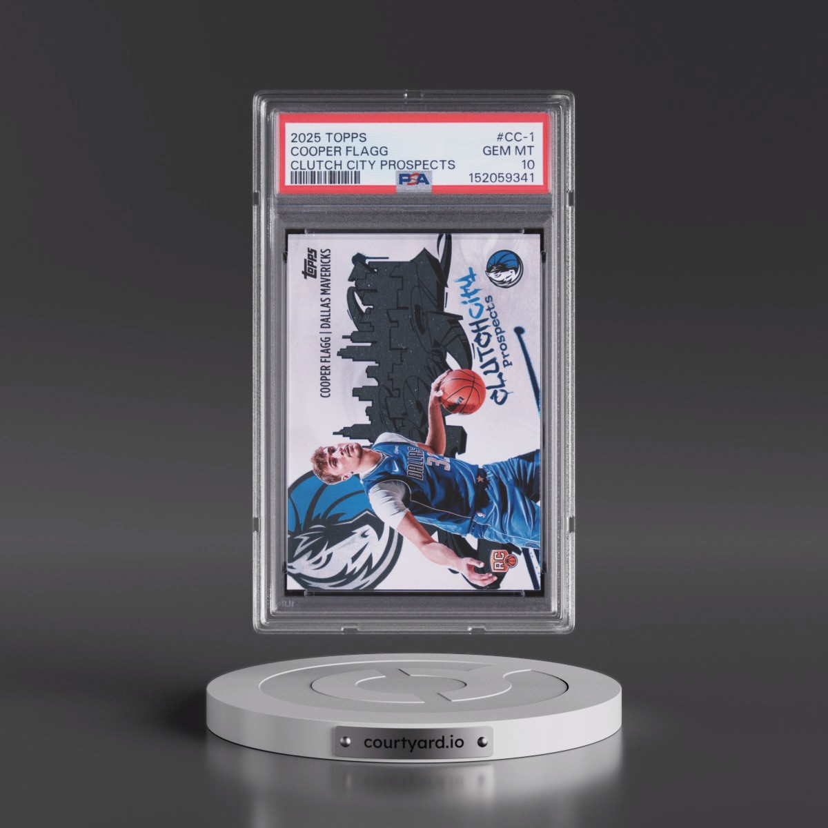 2025 Topps Clutch City Prospects #CC-1 Cooper Flagg (PSA 10 GEM MINT)